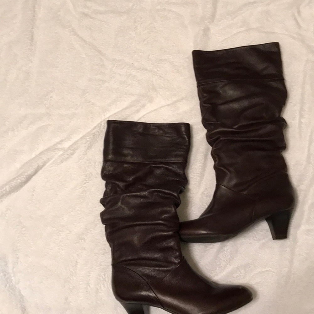 Antonio Melanie dark brown slouchy boots